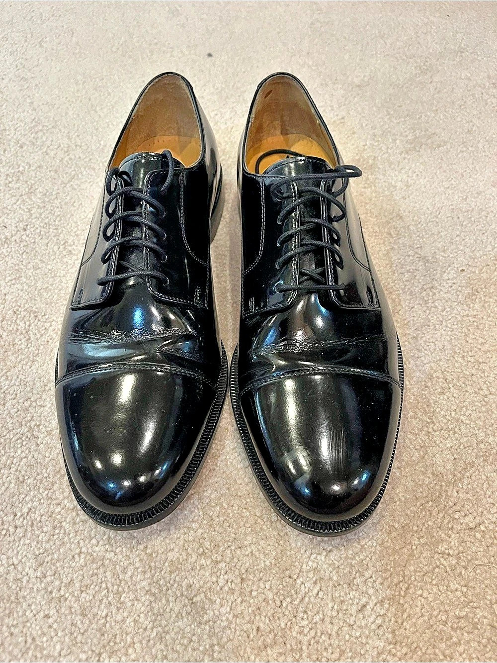 Cole Haan Black Patent Leather Oxfords